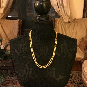 Charming Charlie's Yellow Gold Gecklace